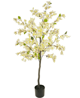 Bougainvillea kunstig plante 150 cm hvid