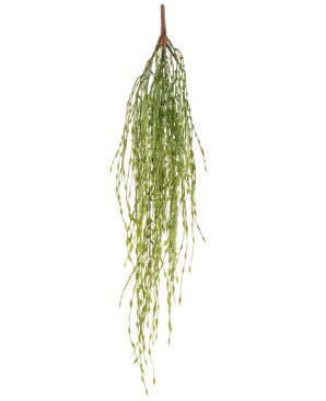 Et kunstigt hængende plantegræs 76 cm, en naturtro grøn hængeplante, tilføjer naturlig charme til ethvert rum.