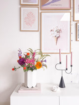 Kunstig buket Farverig Svenski 68 cm