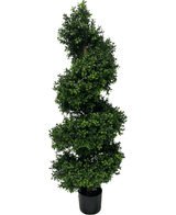 Kunstig buksbom spiral romersk stil UV 120 cm