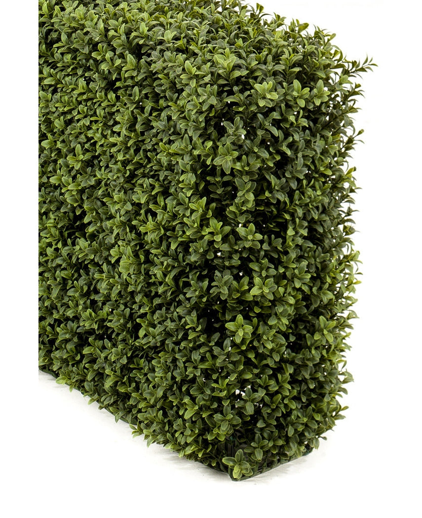 Kunstig buksbomhæk 70x20x50 cm UV
