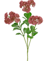 Kunstig gren Sedum 56 cm pink