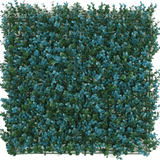 Kunstig hæk Buxus blå 50x50 cm UV