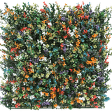 Kunstig hæk Buxus flerfarvet 50x50 cm UV