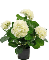 Kunstig hortensia 43 cm lyserød