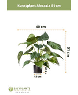 Kunstig plante Alocasia 51 cm