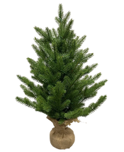 Mini kunstige juletræer