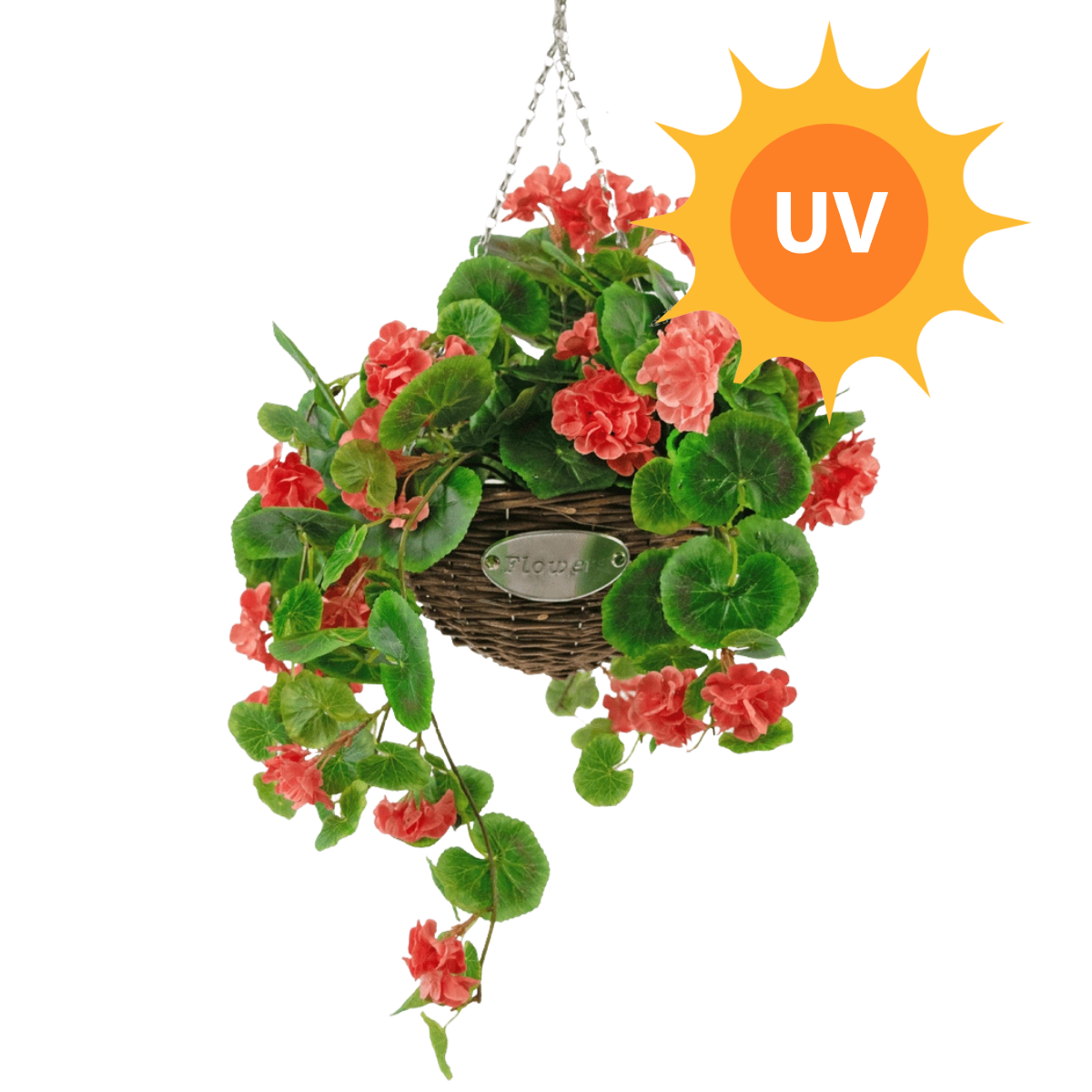 Kunstige hængende planter UV