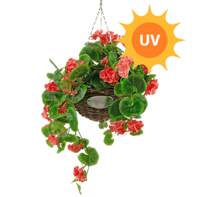 Kunstige hængende planter UV