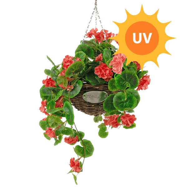 Kunstige hængende planter UV