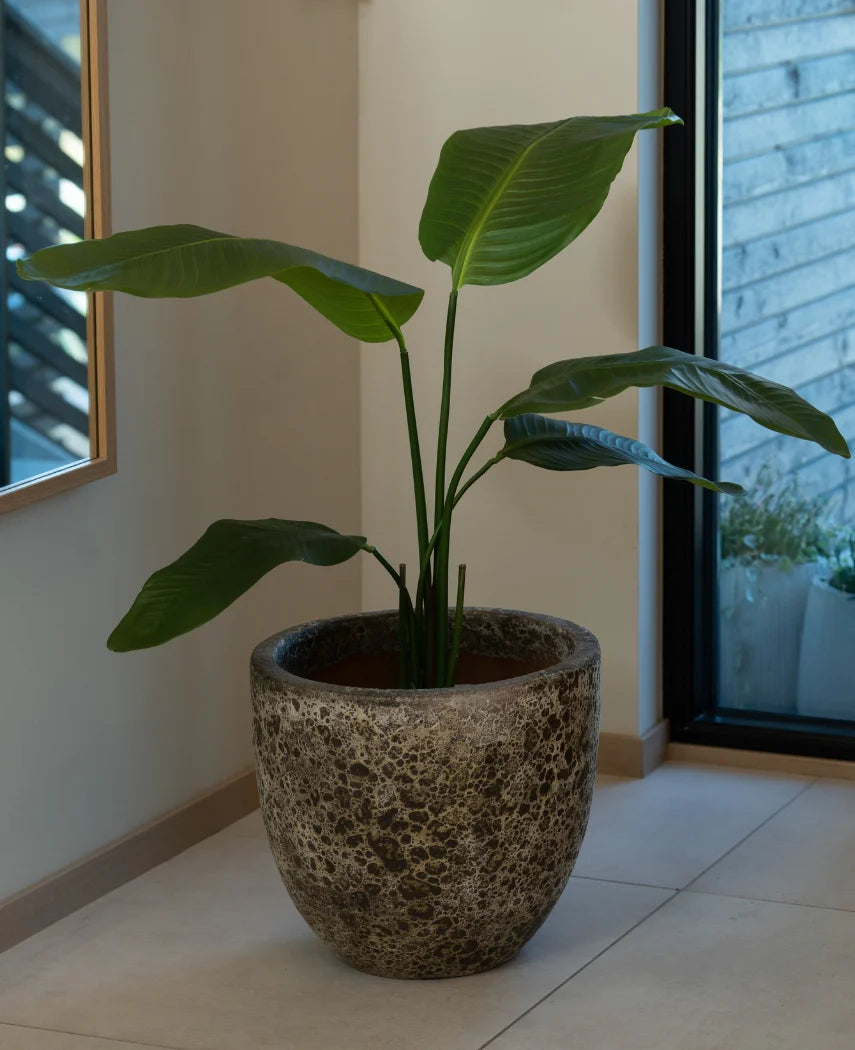 Kunstig plante Strelitzia 90 cm ægte touch