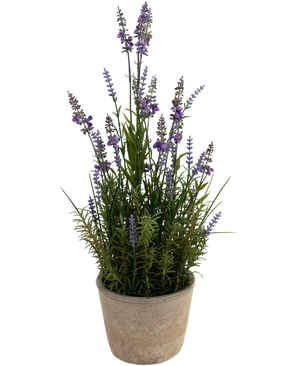 Kunstig plante Lavendel 51 cm i prydpotte