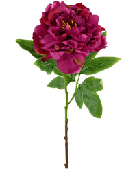 Kunstig blomst Pæon 61 cm pink