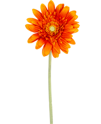 Kunstig gerbera 53 cm orange