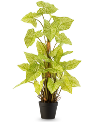 Kunstig plante Trapa Bispinosa 90 cm hvid