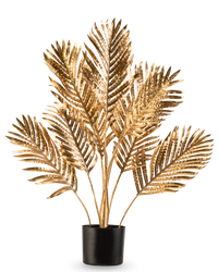 Kunstig palme Areca guld 80 cm