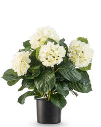 Kunstig hortensia 43 cm lyserød