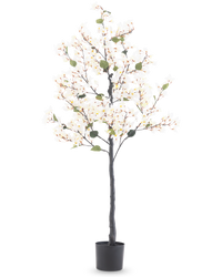 Bougainvillea kunstig plante 150 cm hvid