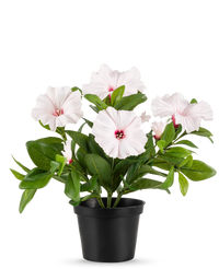 Kunstig petunia-plante 25 cm lyserød