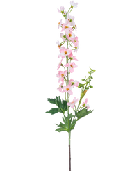 Kunstig blomst Delphinium 79 cm lyserød