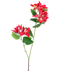 Kunstig Rhododendron 85 cm lys rød