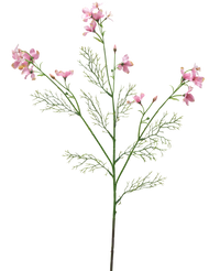 Kunstig blomst Wild Delphinium 71 cm lyserød
