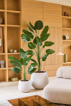 Kunstig plante Strelitzia 120 cm ægte touch