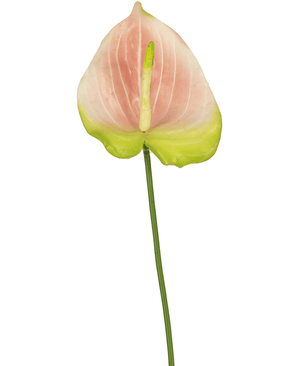 Kunstig Anthurium 65 cm lyserød