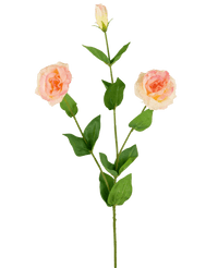 Kunstig Eustoma Real Touch Lyserød 72 cm