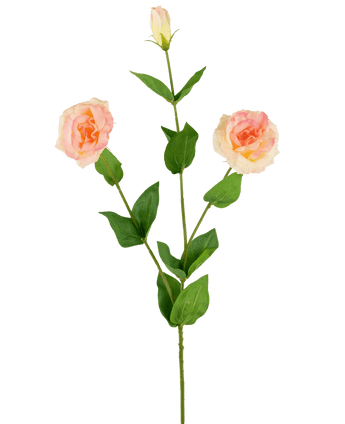 Kunstig Eustoma Real Touch Lyserød 72 cm