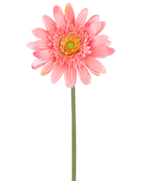 Kunstig Gerbera 53 cm lyserød