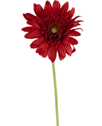 Kunstig Gerbera 53 cm rød