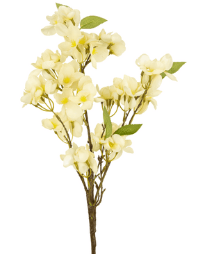 Kunstig blomst 60 cm hvid/creme