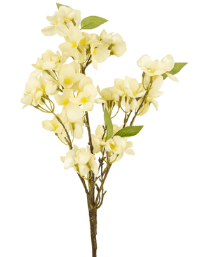 Kunstig blomst 60 cm hvid/creme