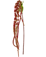 Kunstig blomst Amaranthus 122 cm vinrød