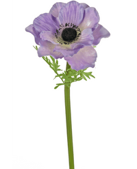 Kunstig blomst Anemone Deluxe 43 cm lilla