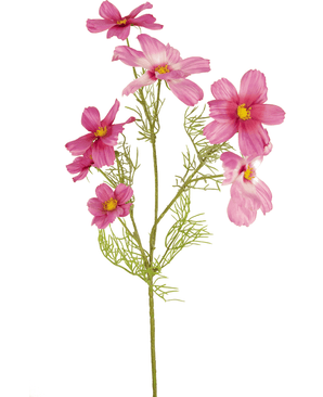 Kunstig blomst Cosmos 74 cm fuchsia