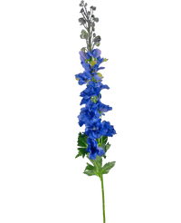 Kunstig blomst Delphinium 79 cm blå