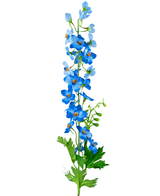 Kunstig blomst Delphinium 79 cm blå