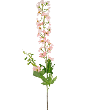 Kunstig blomst Delphinium 79 cm lyserød