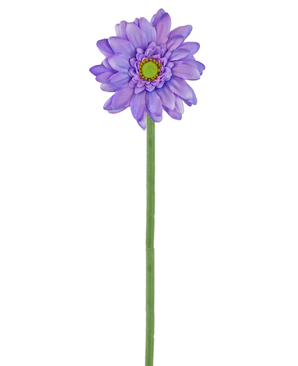 Kunstig blomst Gerbera Mini 47 cm lilla