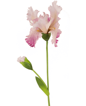 Kunstig blomst Iris 80 cm pink