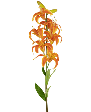 Kunstig blomst Martagon Lily 78 cm orange