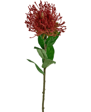 Kunstig blomst Protea 73 cm rød