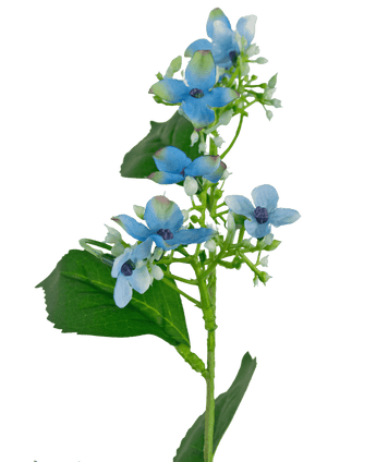 Kunstig blomst Vild hortensia 93 cm blå