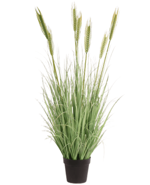 Kunstig græsplante grøn 130 cm