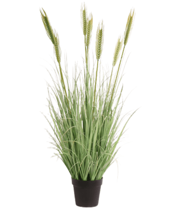 Kunstig græsplante grøn 130 cm
