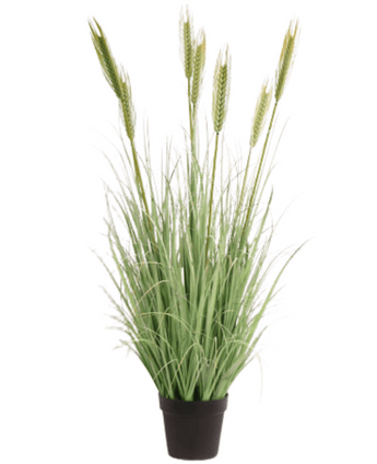 Kunstig græsplante grøn 130 cm