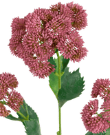 Kunstig gren Sedum 48 cm rød