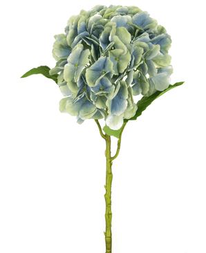 Kunstig hortensia 55 cm blå